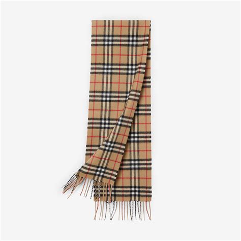 burberry mini check print scarf|Burberry Check cashmere scarf sale.